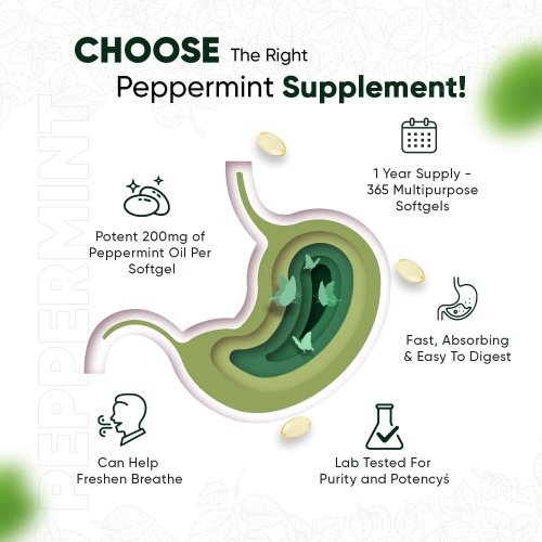 Maxmedix Peppermint Oil Softgel	