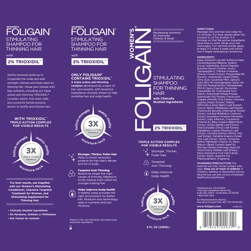 Foligain™ Trioxidil Shampoo for Women